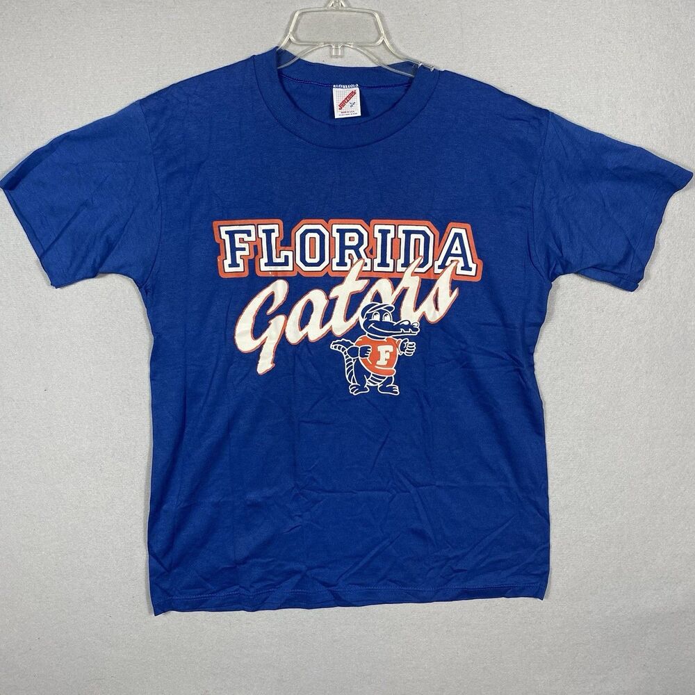 Vintage Florida Gators Jerzees T-Shirt Mens Large Blue 90s Made In USA